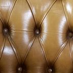 Vintage Leren Chesterfield Clubfauteuil In Barokstijl thumbnail 14
