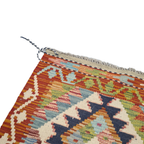 Vintage Afghaanse Kelim Van Scheerwol thumbnail 2