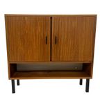 Vintage Kastje Compact Dressoir Jaren 60 Teak Fineer thumbnail 3