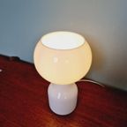 Tahiti-Lamp In Witte Opaline, Philips, 1960 thumbnail 5