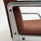 Zeldzame Fauteuil Met Voetenbank Toegeschreven Aan Gispen thumbnail 6