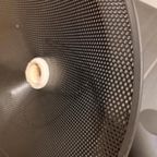 Vintage Postmodern Geperforeerde Metalen Hanglamp, Zwaart thumbnail 3