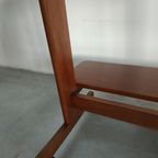 Vintage Houten Plantentafel Trolley Op Wieltjes (Twee Laags) thumbnail 3