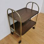 Opvouwbare Barcart Drankenkar Trolley Serveerwagentje thumbnail 9