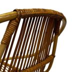 Vintage Set Van 4 Rotan Fauteuils Rohe Noordwolde 1960 thumbnail 19