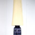 West Germany Vloerlamp Keramiek 942-45 Blauw Vintage thumbnail 13