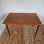 Vintage Deense Teak Uitschuifbare Tafel thumbnail 3