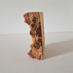 Vintage Houtsnijwerk Uil Beeld Houten Uil Beeldje thumbnail 4