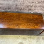 Rosewood Mid Century Salontafel Van 140 X 55 Cm thumbnail 6