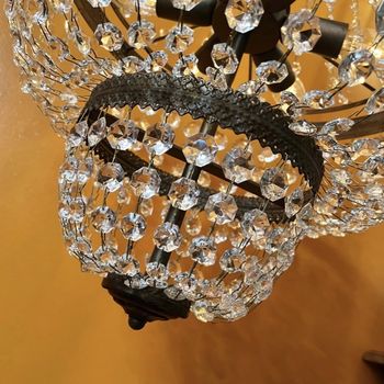 Amedi Kroonluchter Vintage Design Hanglamp Kristal
