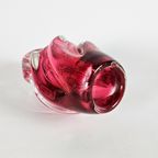 Josef Hospodska - Tsjechië - Glasdesign - Twisted Vase - Chribska Glassworks - 60'S thumbnail 4