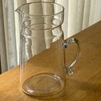 Vintage Handmade Glass Jug With Swirl Handle thumbnail 4