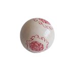 Een Ronde Bal Gips Ø 10 Cm Met Bloemmotief thumbnail 3