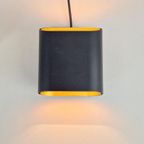 Moderne Trapz Wandlamp Modular Belguim Aluminium Zwart Goud thumbnail 3