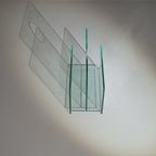 Magazine Holder / Glass / 1980s thumbnail 11