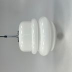Vintage Melkglazen Hanglamp, Hustadt Leuchten 1970's thumbnail 7