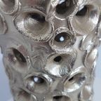 Unique Brutalist Table Lamp - Silver-plated Aluminum - Willy Luyckx For Aluclair - 1960s thumbnail 5