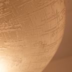 Italiaanse Jaren 50 Hanglamp Glas Art Deco Fontana Arte-Stijl thumbnail 8