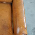 Unieke En Zeer Comfortabele Schapenleren Design Fauteuil/ Armchair Met Een Diepe Zit thumbnail 9