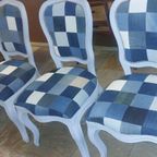 Set Van 6 Unieke Eetkamer Stoelen thumbnail 2