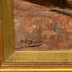 M. Van Der Borght. "Stilleven Met Bloemen." thumbnail 5