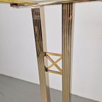 Regerncy Fratelli Orsenigo Zuil Messing Chrome Side Table 70 thumbnail 7