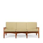 Deens Design Geherstoffeerde Bank Model No. 35 By Arne Wahl Iversen 1960s thumbnail 2
