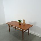 Teak Fineer Salontafel Vintage thumbnail 4