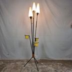 Vintage Jaren 50 Franse Tripod Vloerlamp, Plantenstandaard thumbnail 14