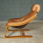 ‘kroken’ Fauteuil Met Hocker – Ake Fribyter – Nelo Möbel – Jaren 70 thumbnail 5