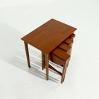 Teak Nesting Tables By Poul Hundevad For Novy Domov 1960S thumbnail 6