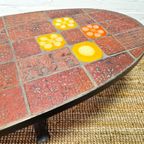 Vintage Franse Brutalist Salontafel Jean Jaffeux thumbnail 8