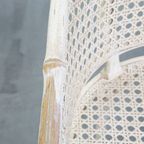 Set Van 2 Leuke Vintage Jaren 70 Design Stoelen Van Jonathan Adler Gemaakt Van Riet En Bamboe thumbnail 8