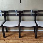 Vintage Set Van 4 Pastoe-Stijl Stoelen, Opnieuw Bekleed thumbnail 3