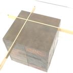 Italiaanse Design Salontafel Van Artedi Met Natuurstenen Voet En Glazen Blad thumbnail 4
