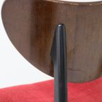 6x Vintage Eetkamerstoelen G-Plan - Rood, Jaren '50/'60 thumbnail 7