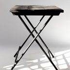 Franse Stijl Klaptafels Bistro Tafels Terrastafels Zwart thumbnail 4