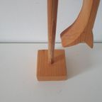 * Retro Grenhouten Vogel Beeld 70's Stijl thumbnail 5