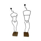Memphis Style / Postmodern Design - Ehlén Johansson / Laurids Lonborg - Sculpture Of Male And Fem thumbnail 4
