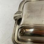 Mappin & Webb Art Deco Verzilverde Dekschaal, 2 Delig | Reliving thumbnail 5
