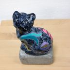 Kleurrijk Katten Beeldje Moderne Kunst thumbnail 6