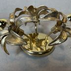 1970’s Flower Ceiling / Wall Lamp – Hollywood Regency thumbnail 2