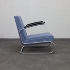 Buisframe Fauteuil S411 - W.h. Gispen Voor Mücke Melder, 1960s thumbnail 5
