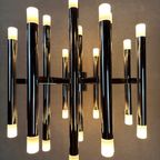 Vintage Design Tubular Boulanger Chandelier thumbnail 5