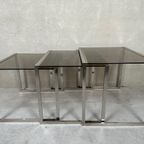 Hollywood Regency ‘nesting Tables’ – Zilver/goud thumbnail 6