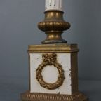 Prachtige Antieke Zuilvormige Lamp thumbnail 5