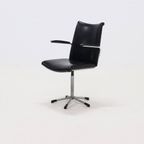 Dutch Design Swivel Desk Chair By Gebroeders De Wit 1960S thumbnail 3