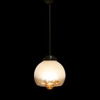 Vintage Grote Murano Glas "Mazzega" Hanglamp, Italië Jaren '70 thumbnail 4