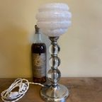 Jaren 30 Jacques Adnet Tafellamp Schemerlamp Frans thumbnail 3