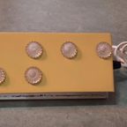 Retro Vintage Wandlampje Met Sterren, Pastel Geel, Sixties thumbnail 3